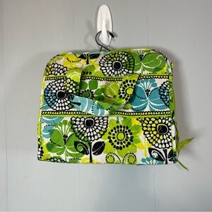 Vera Bradley Hanging Travel Toiletries Bag Organizer Retired Limes Up Print